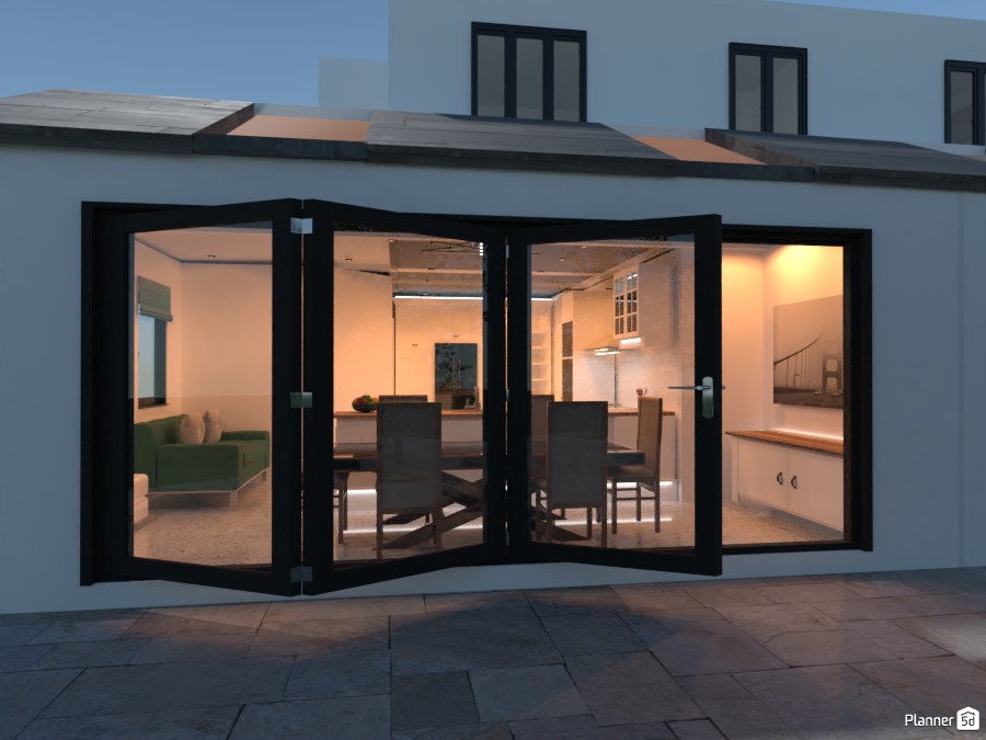 Client Dining area/windows #4474781 by Kidd Interiors