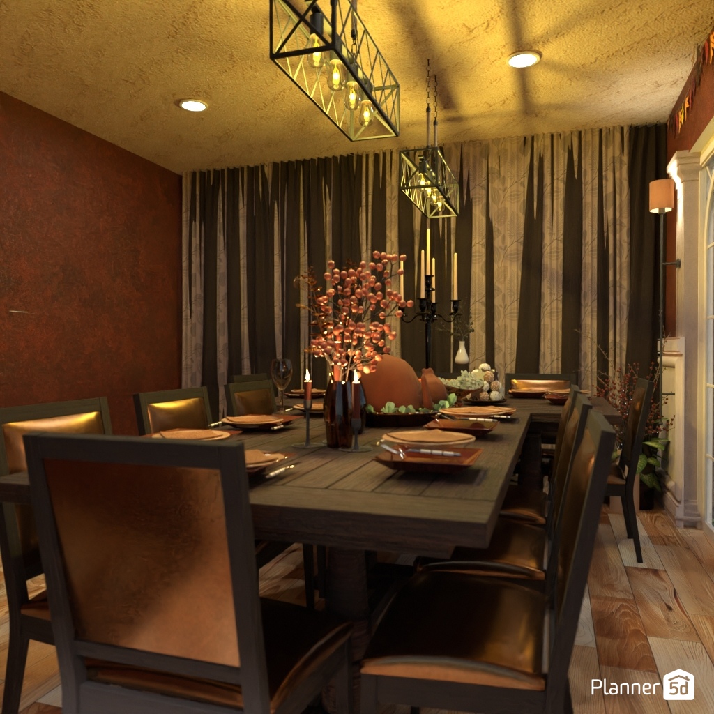 DB: Thanksgiving Day - room shell copy #23431127 by Editors Choice