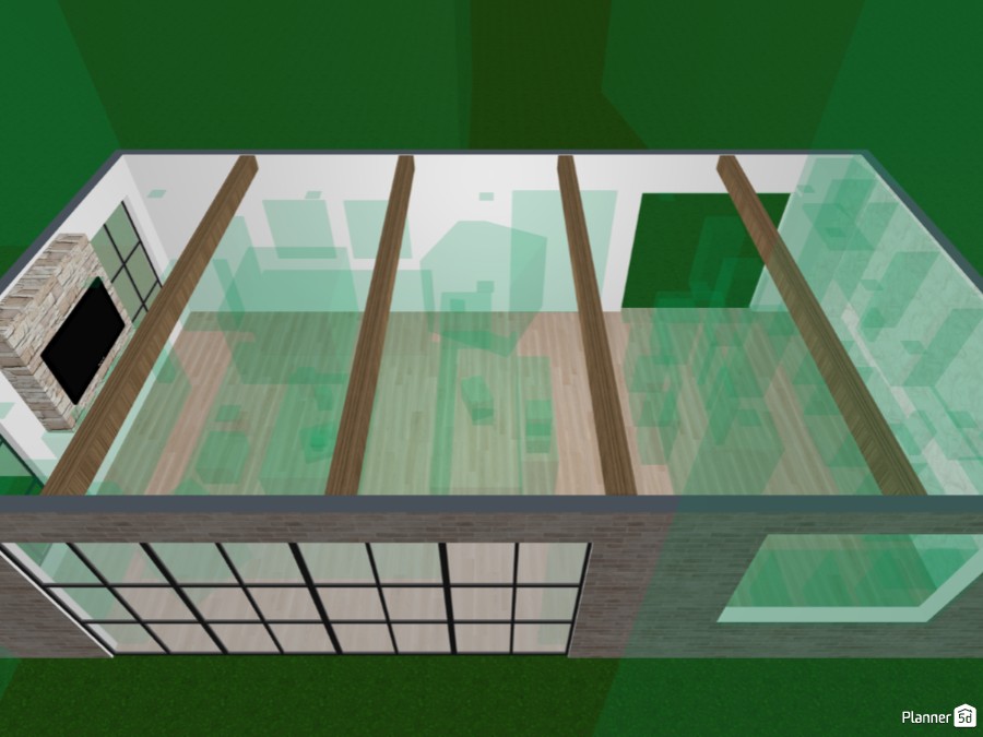 Kitchen and living #23488386 by User 159345082