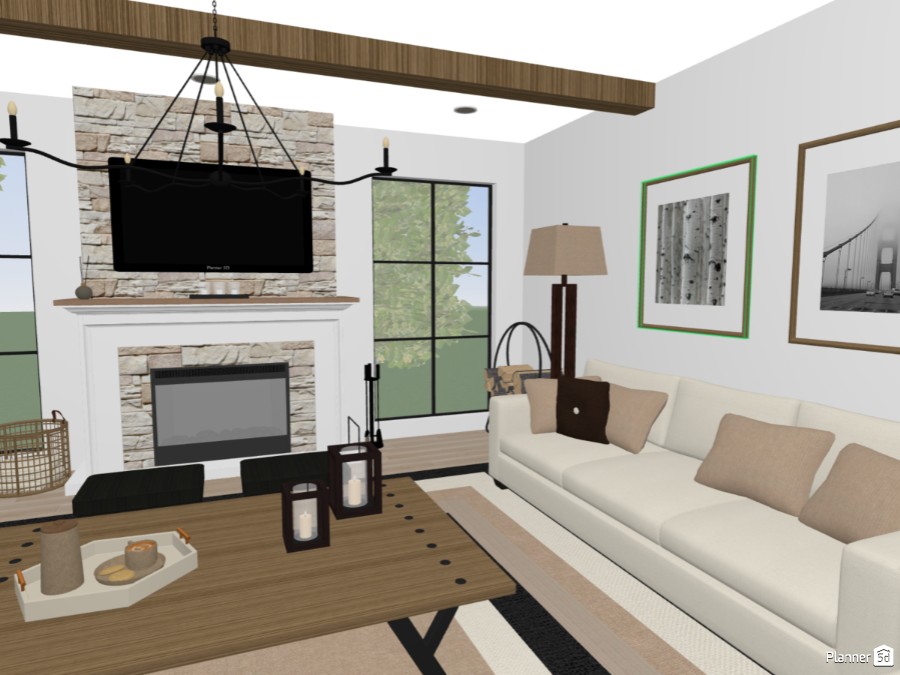 Kitchen and living #23488398 by User 159345082