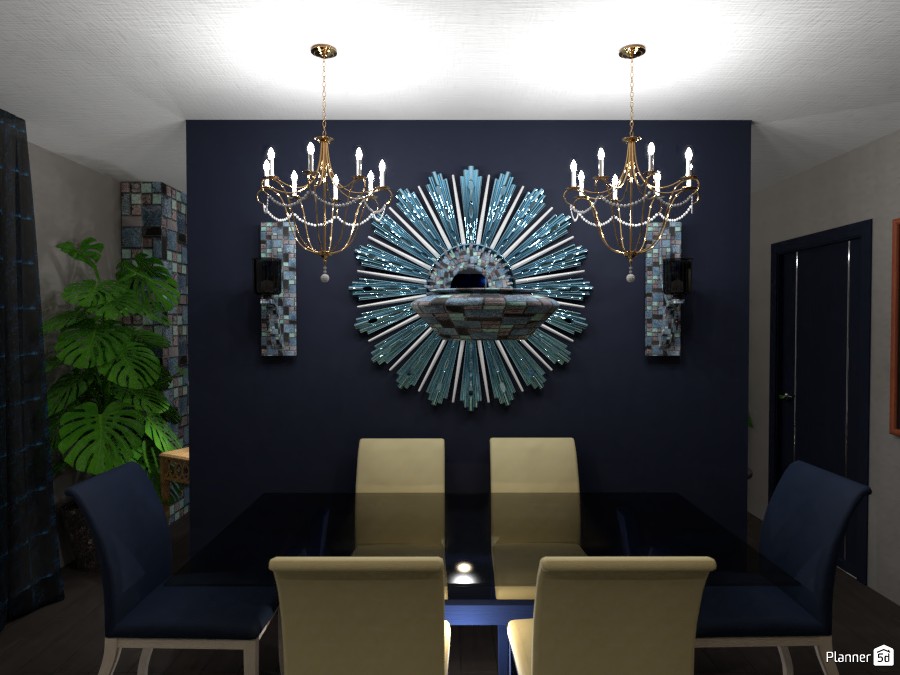 Modern dining room and living #3939028 by Huzaifah Al-Quraishi