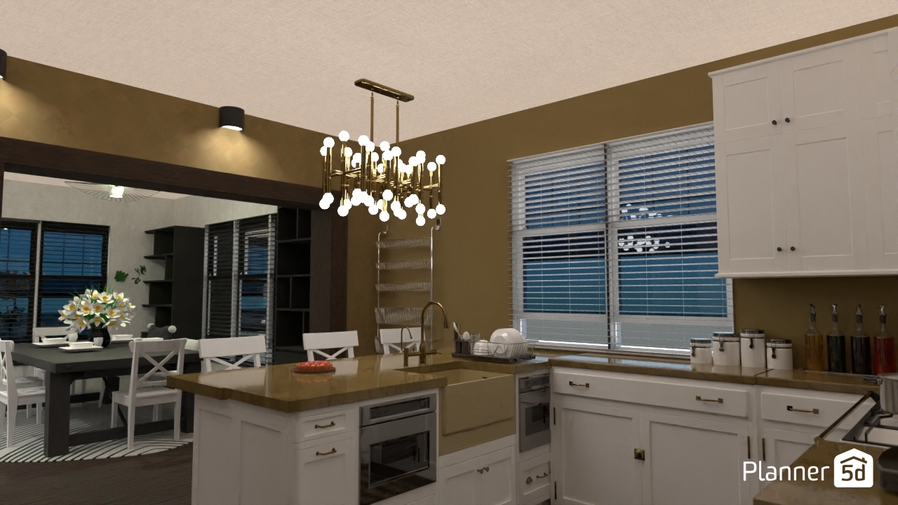 Family Farm Kitchen #28635836 by Nellie McConnaughhay