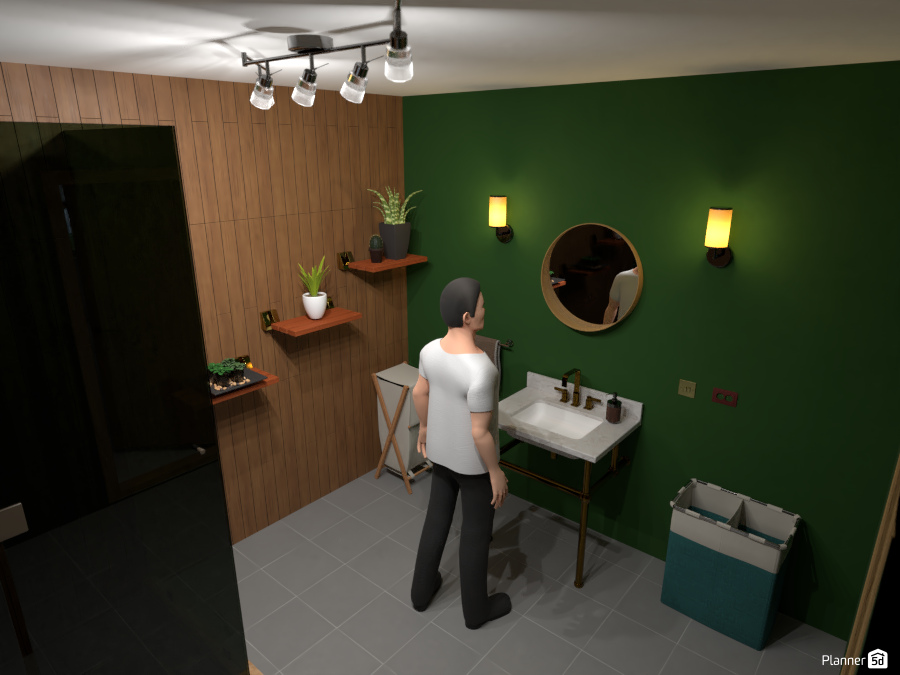 BANHEIRO VERDE #5873153 by Michele da Silva Souza