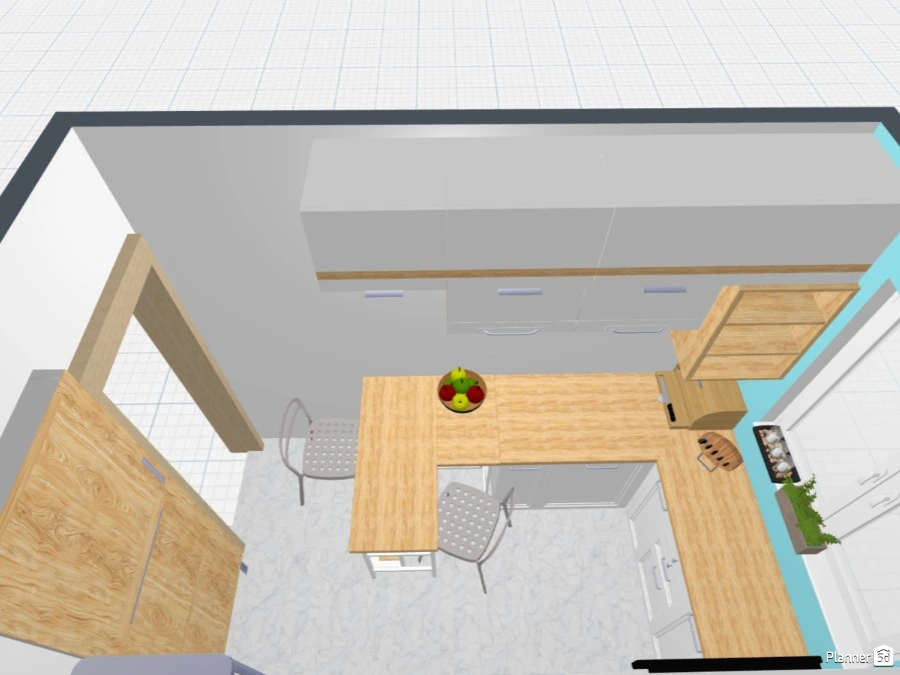 kuchnia - Free Online Design | 3D Kitchen Floor Plans by Planner 5D