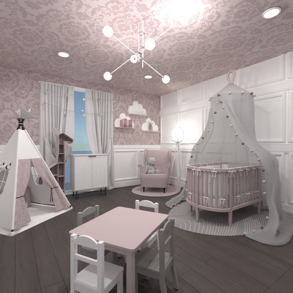 Pink Bedroom #11736684 by Editors Choice