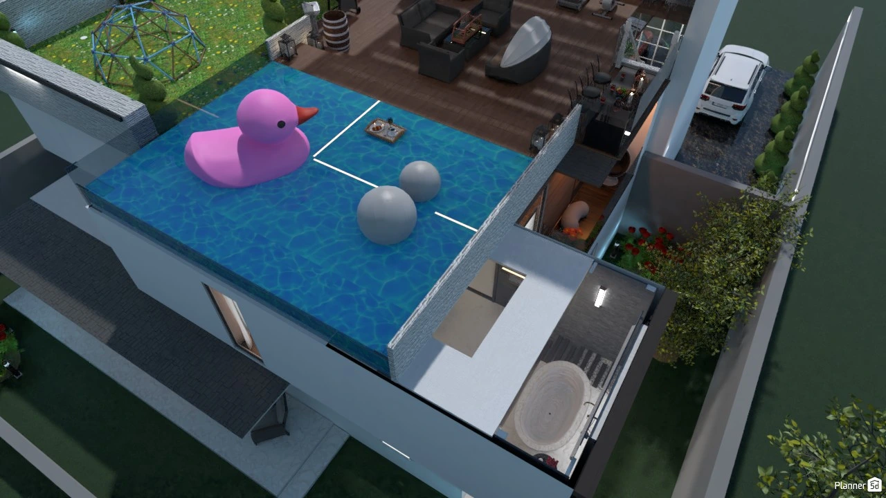 Luxury Elevation House #86684 by Anggreani Tri Lestary