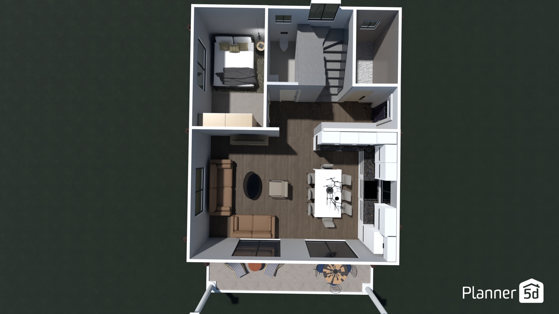 Gökhan Bey Dalaman 67+67=134M2 +6+16M2 =156M2 h.290 #23429011 by arife muslu karahan