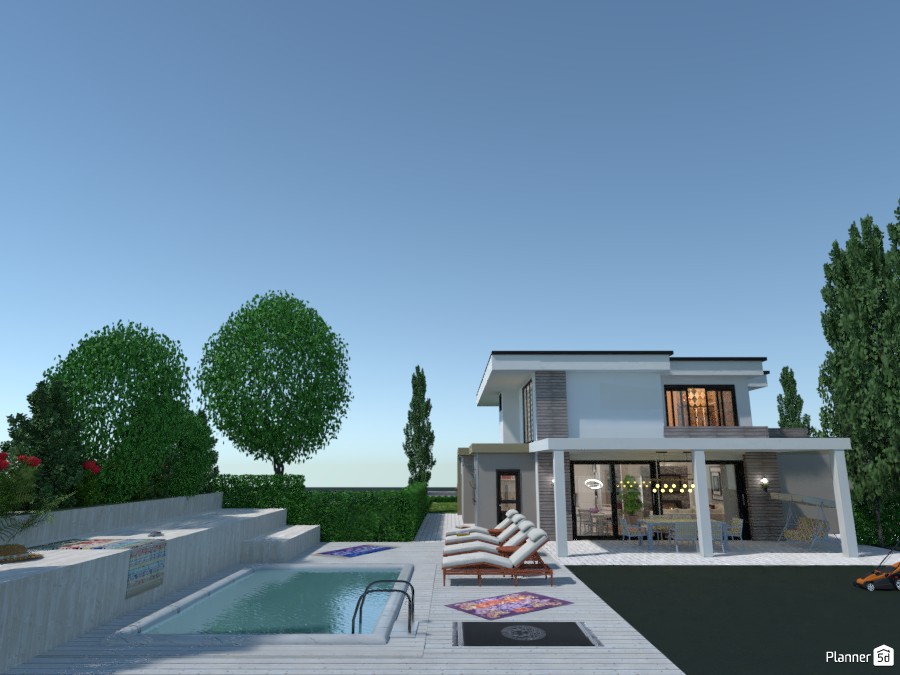Villa April 2020: Pool #3276466 Por Micaela Maccaferri