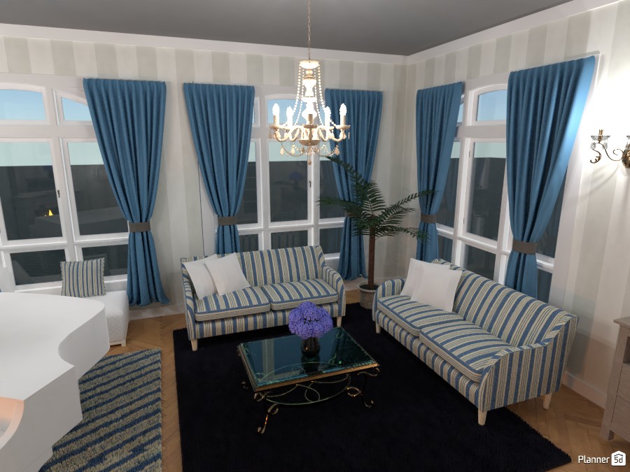 Contest: living room with piano #3582221 by Elena Z