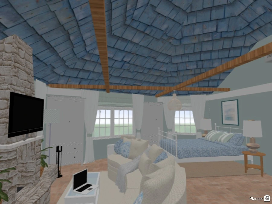 hexagonal lodge near the sea #2994364 by Chiara Meazza