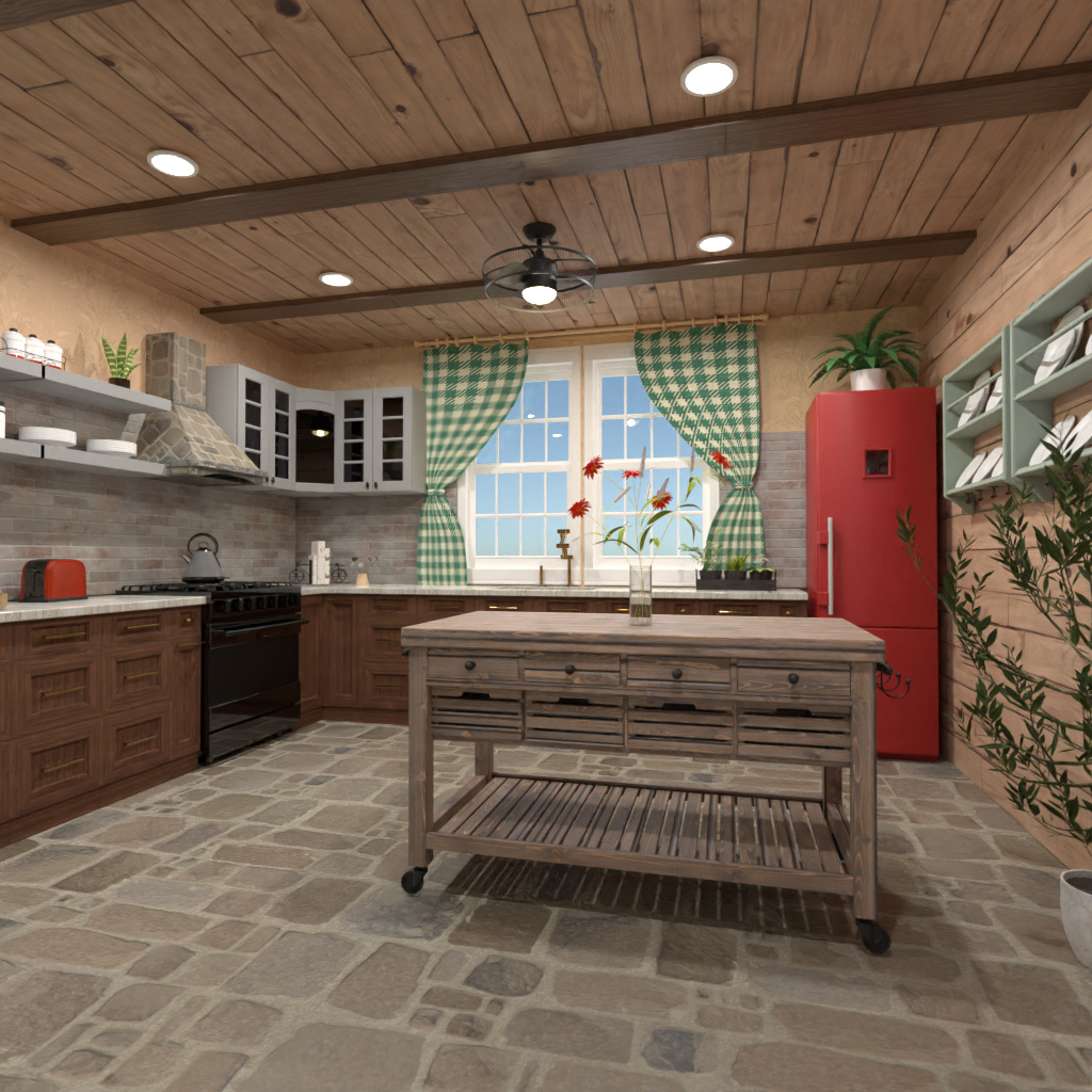 Vintage kitchen #13269199 by Editors Choice