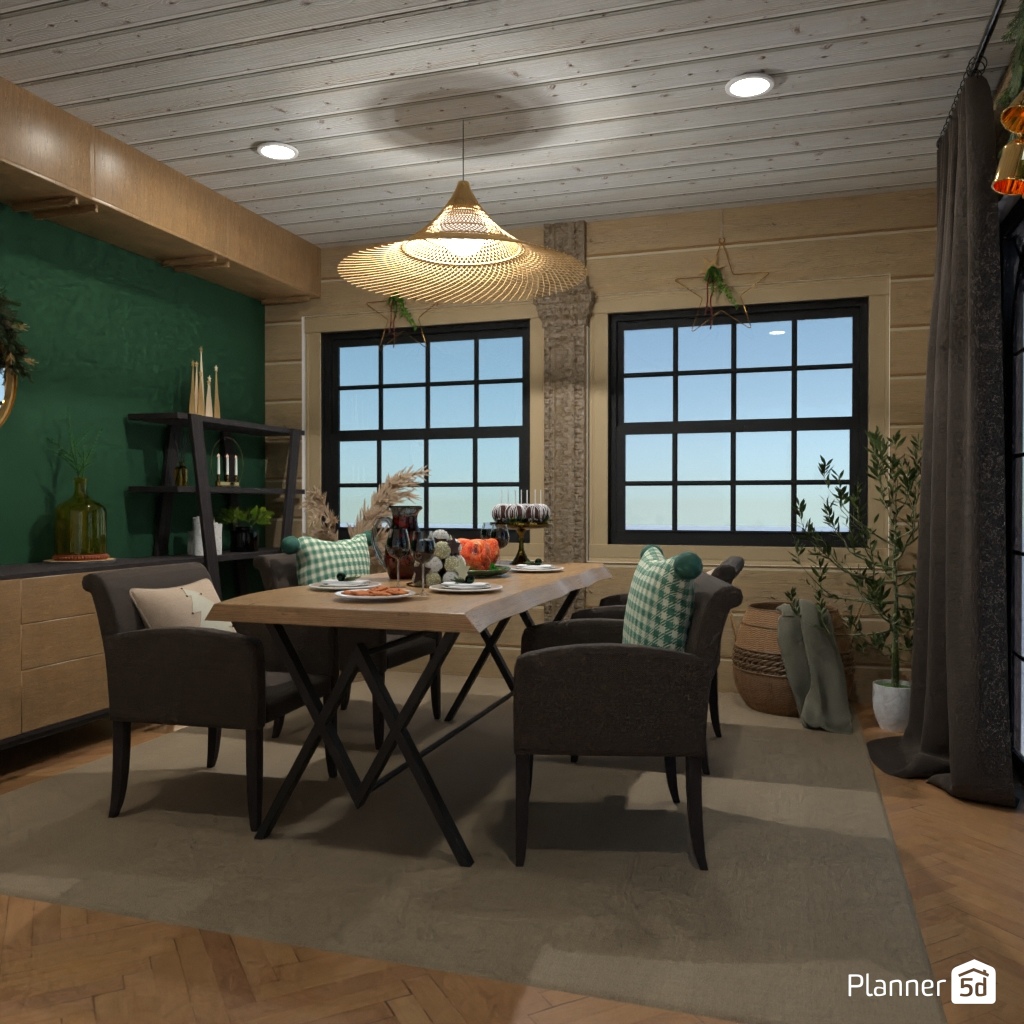 DB: Thanksgiving Day - room shell copy #23492122 by Editors Choice