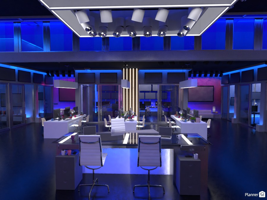 Newsroom -- Television Studio #3294250 by Aquiles Damiron