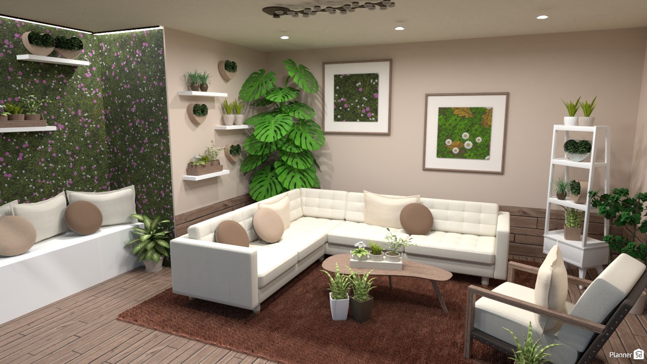 Jungle living room | Batalla de diseño 4647101 by Hall Pat image