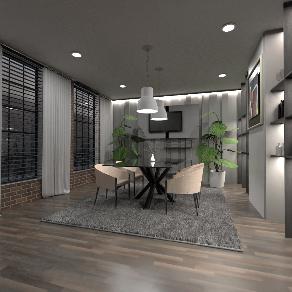 Industrial dining room #12606155 by Editors Choice