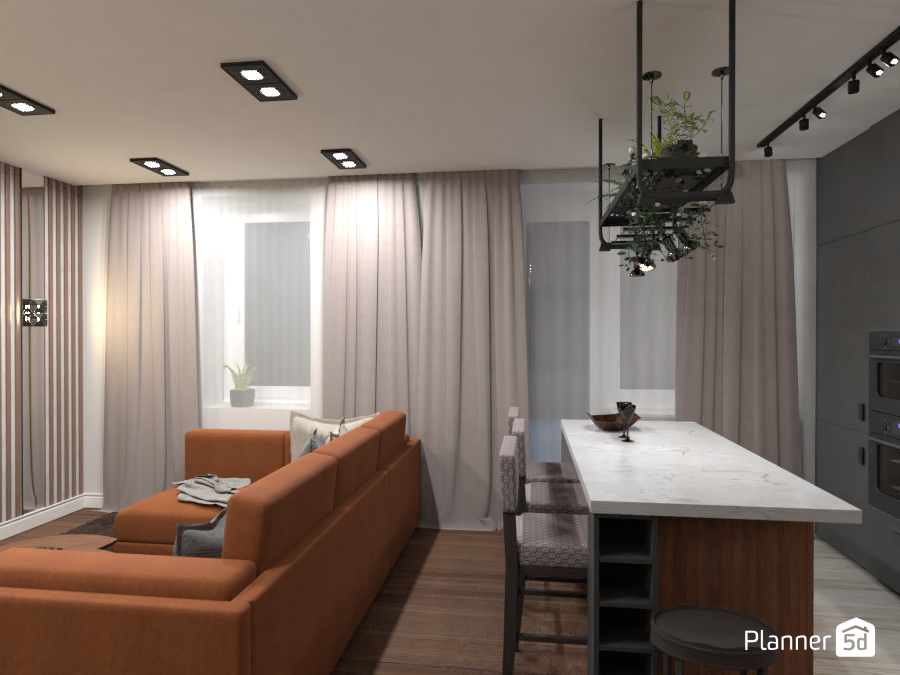 Кухня-гостиная #6670690 by Elena Strenova