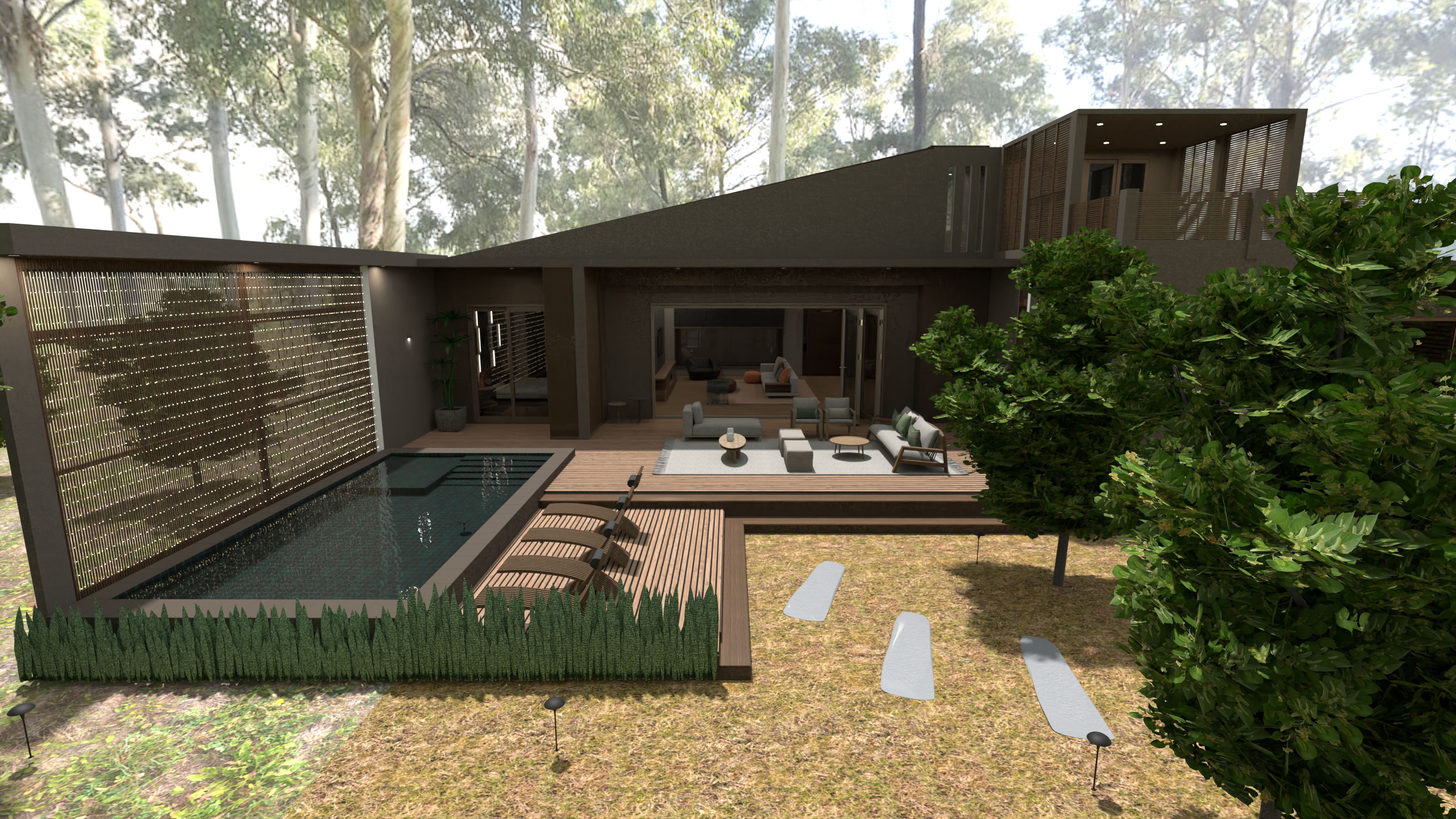 zenwood house exterior #21115810 by Michel