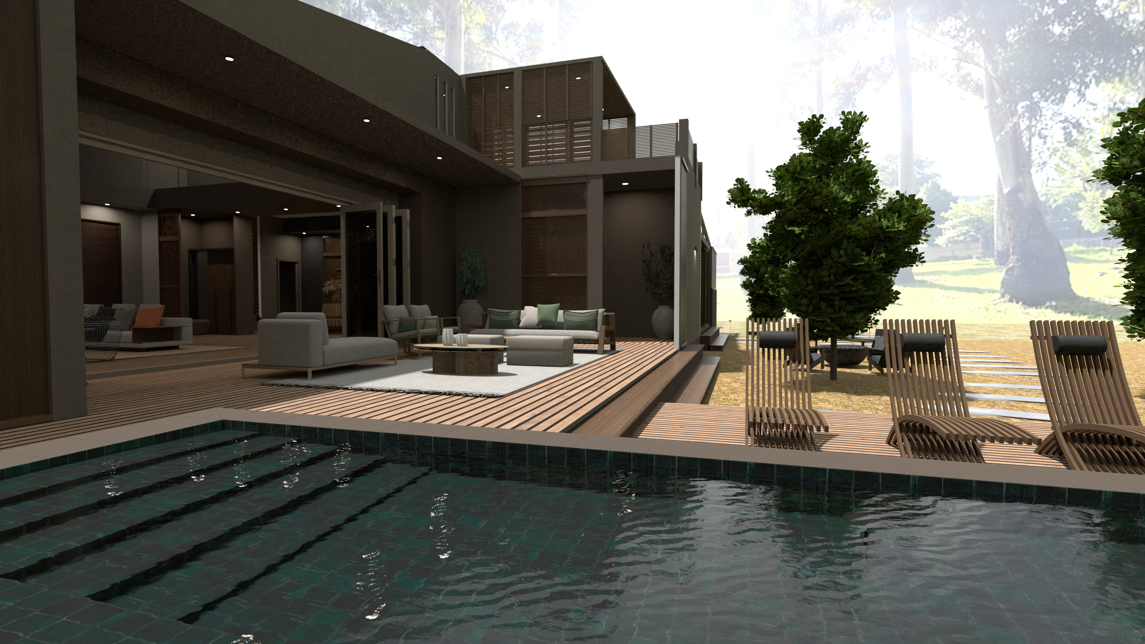 Zenwood house - pool #21115834 by Michel