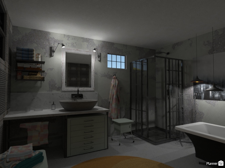The Lars's Loft: Bath #2540338 by Micaela Maccaferri