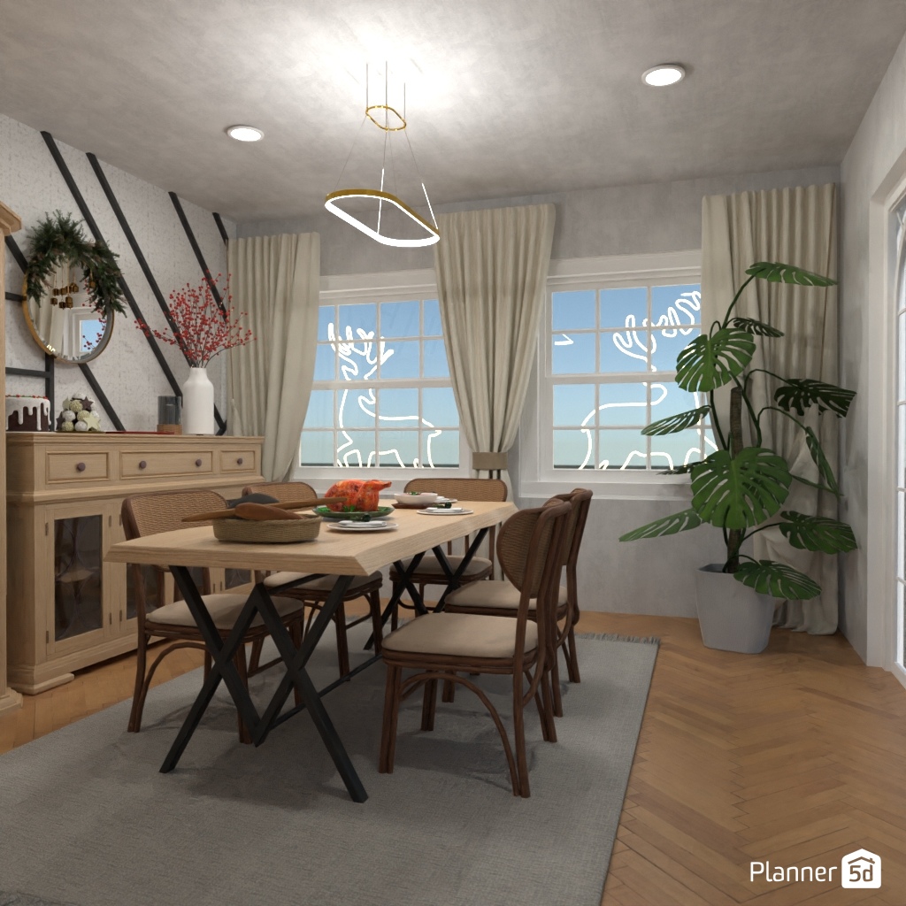 DB: Thanksgiving Day - room shell copy #23500946 by Editors Choice