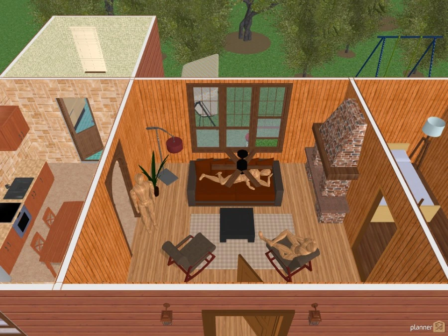 Cabin in the woods #46902 by Snežana Jovičić