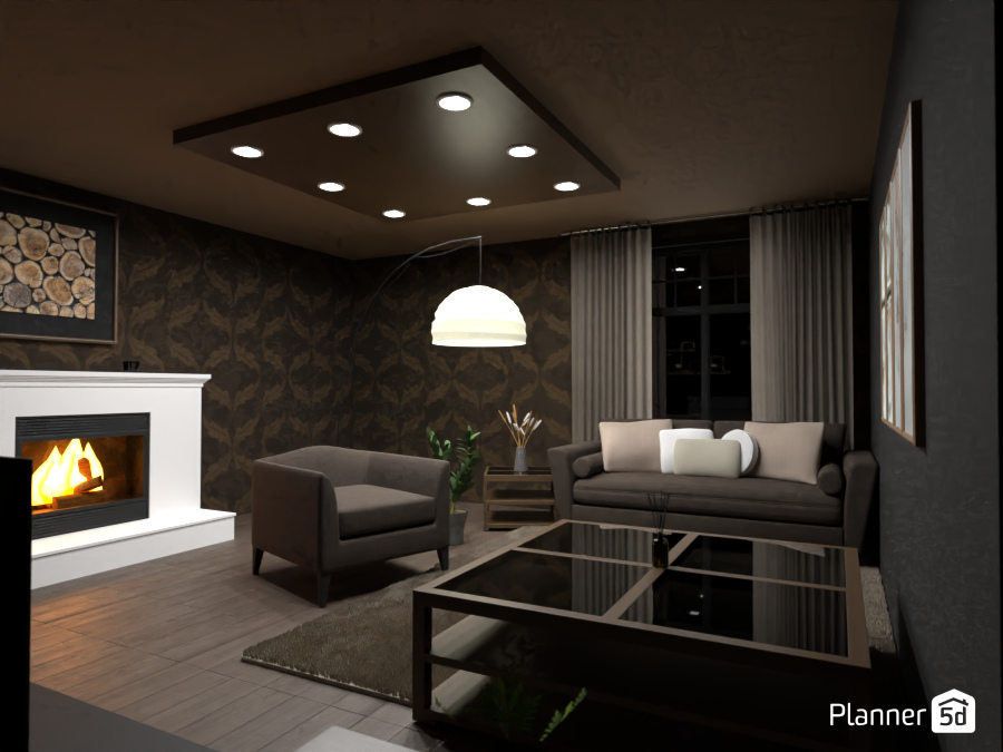 living room #9535304 by Brezovay Alexandra