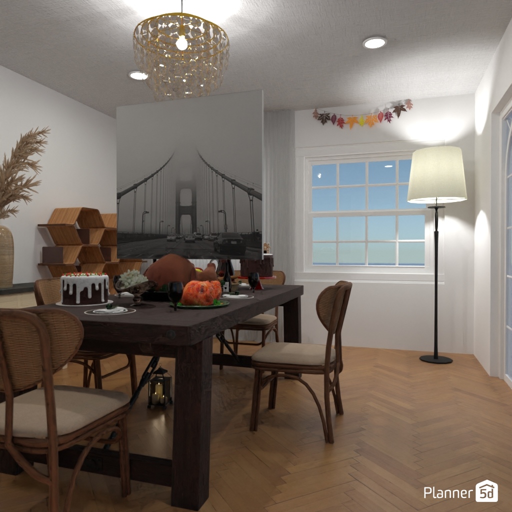 DB: Thanksgiving Day - room shell copy #23482058 by Editors Choice