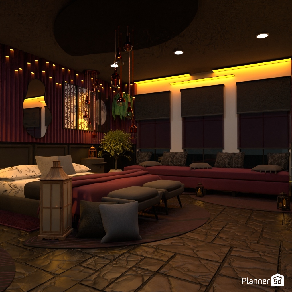 Midnight Mood Room #28901380 by Editors Choice