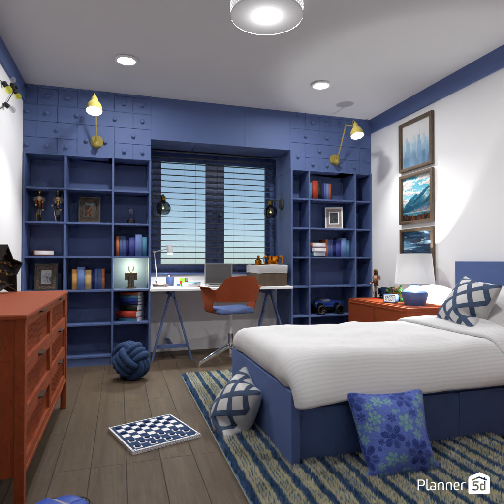 Blue kids room #19568236 by Editors Choice