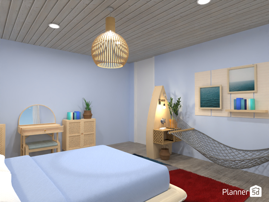Ocean bedroom : Design battle contest #13525391 by Gabes