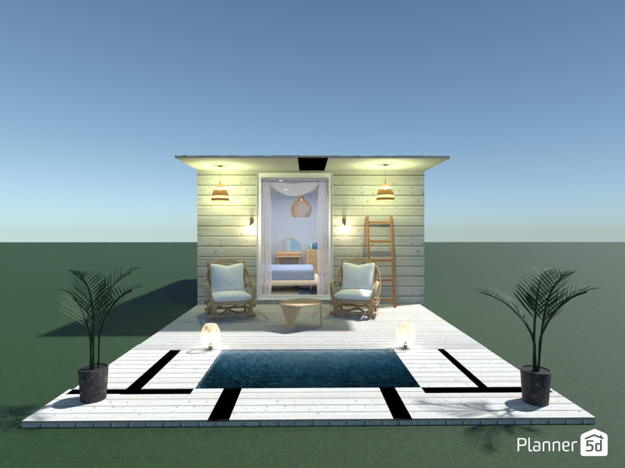 Ocean bedroom : Design battle contest #13525407 by Gabes