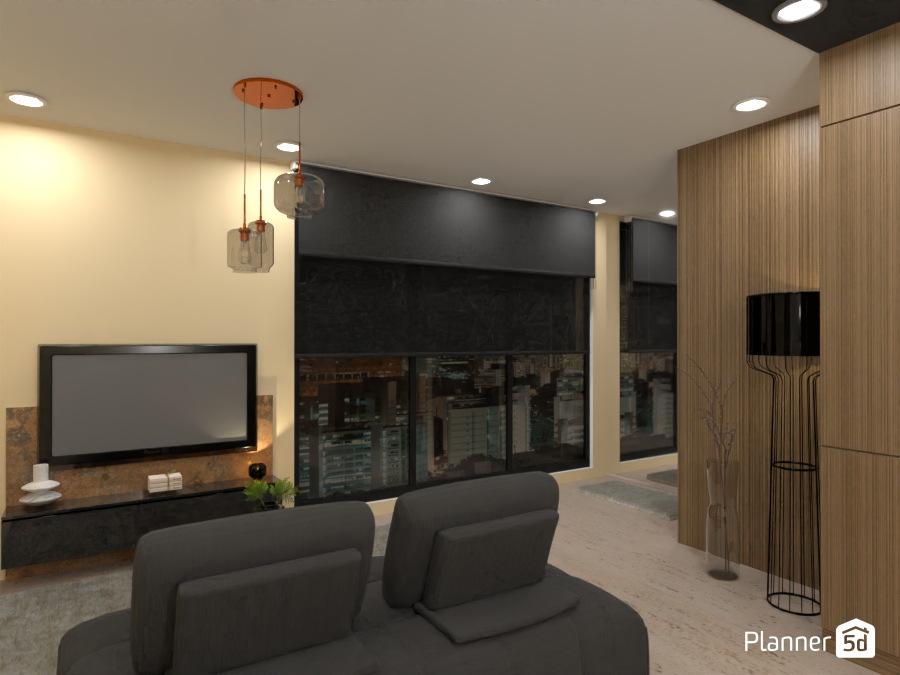 Small Appartement Brown and Black #11503300 by Maison Maeck