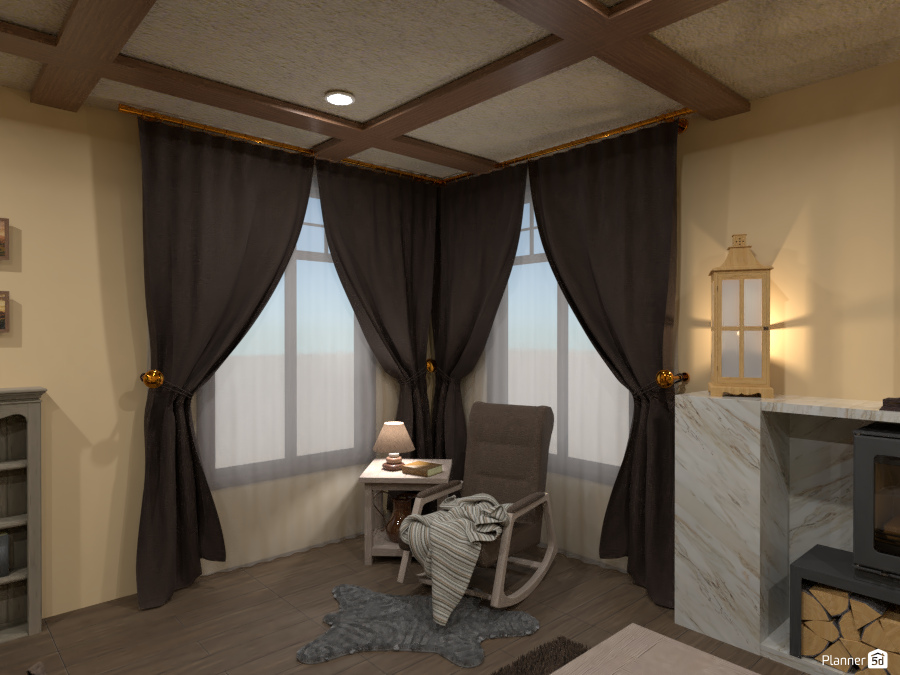 Country-Style Living Room: Design battle contest #6096172 by Gabes