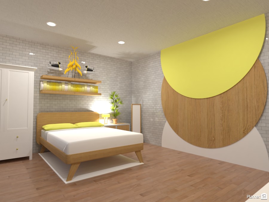 Yellow bedroom #3778640 by Doggy