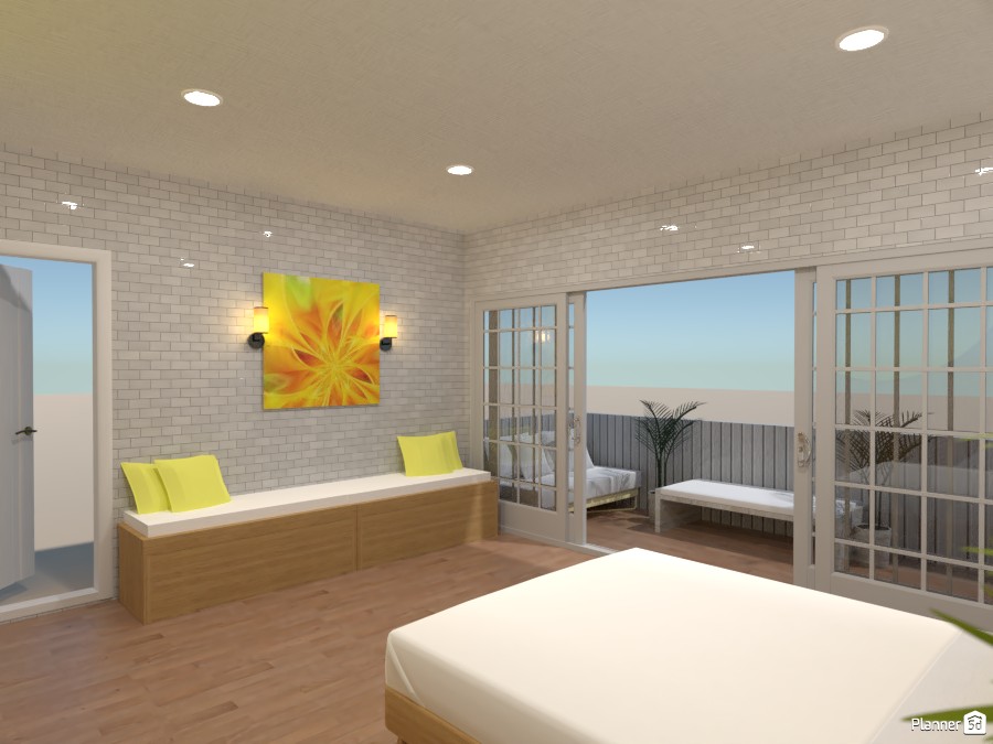 Yellow bedroom render #2 #3778642 by Doggy