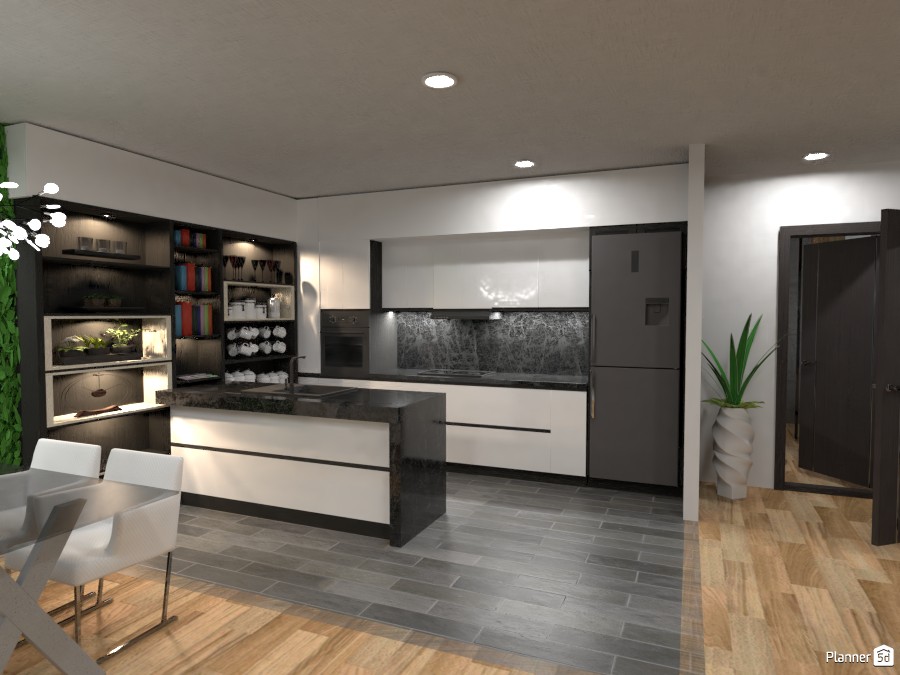Open plan kitchen #3436108 by Didi