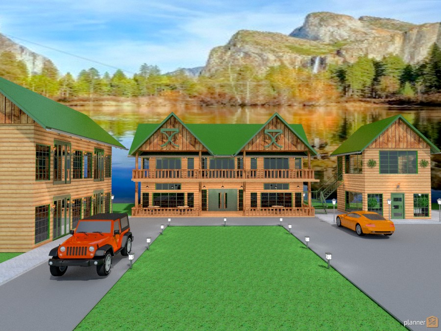 mountain lodge #973748 by Joy Suiter