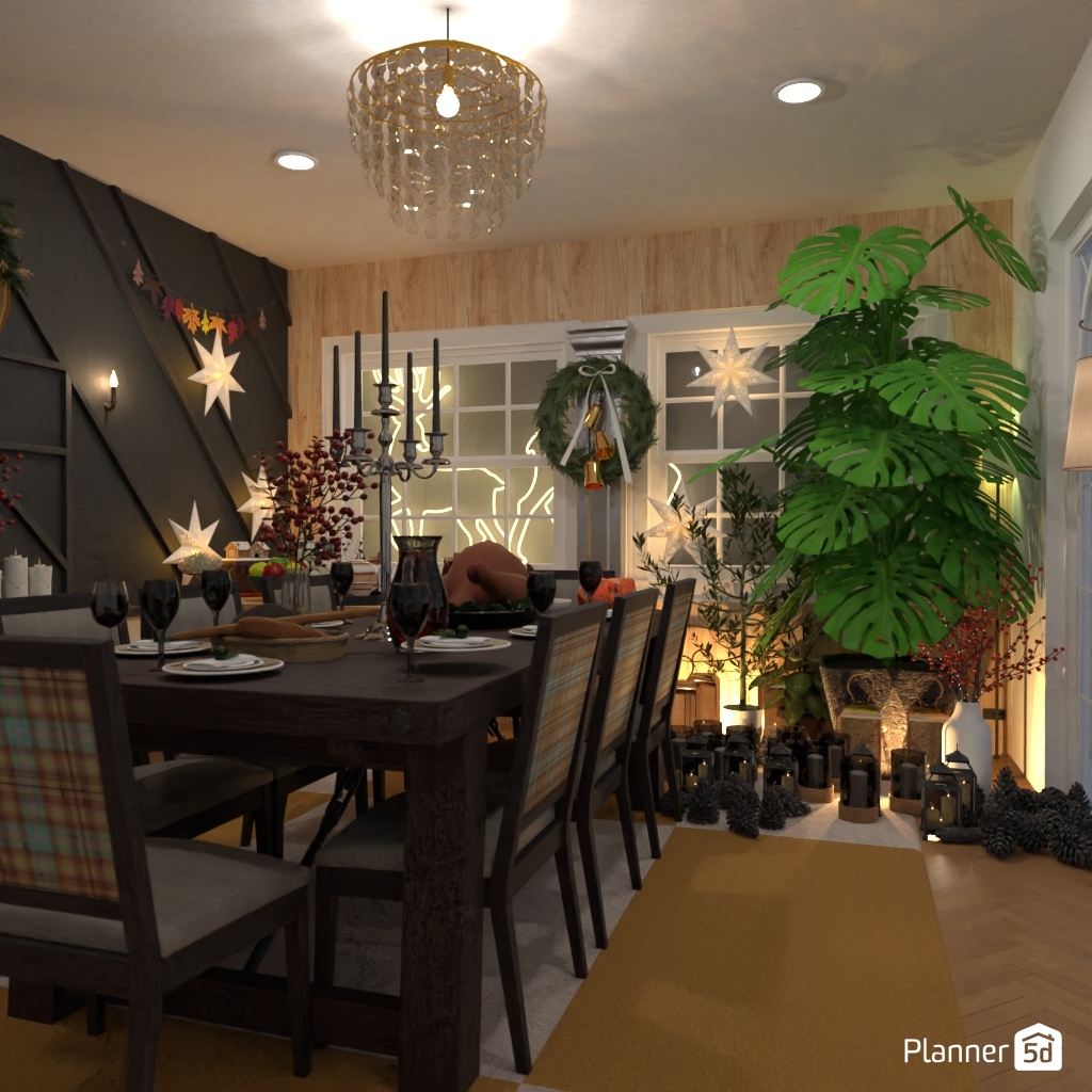 DB: Thanksgiving Day - room shell copy #23477119 by Editors Choice