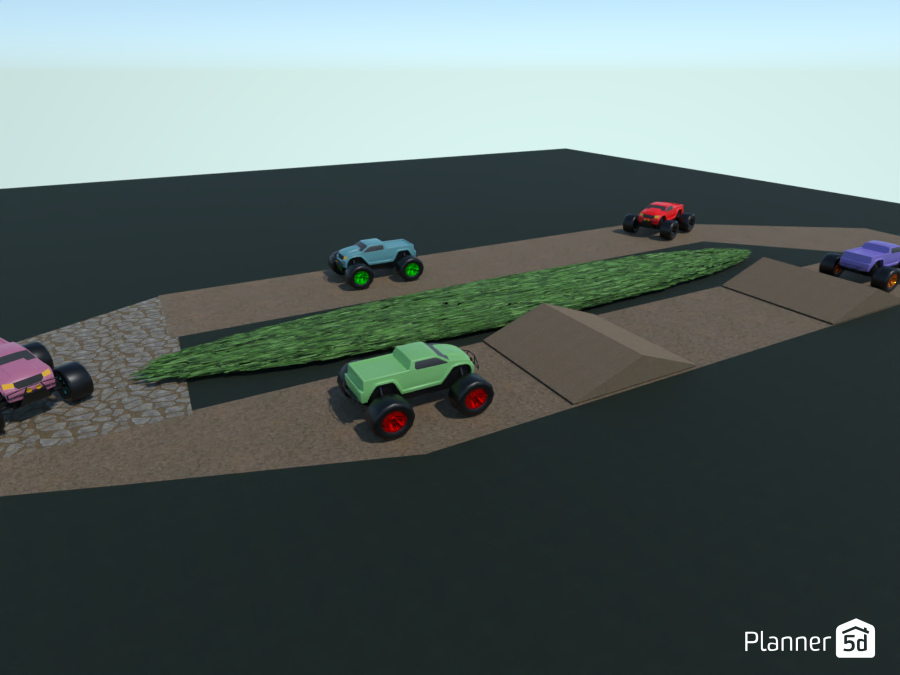 Monster truck race #8888269 by LIXx