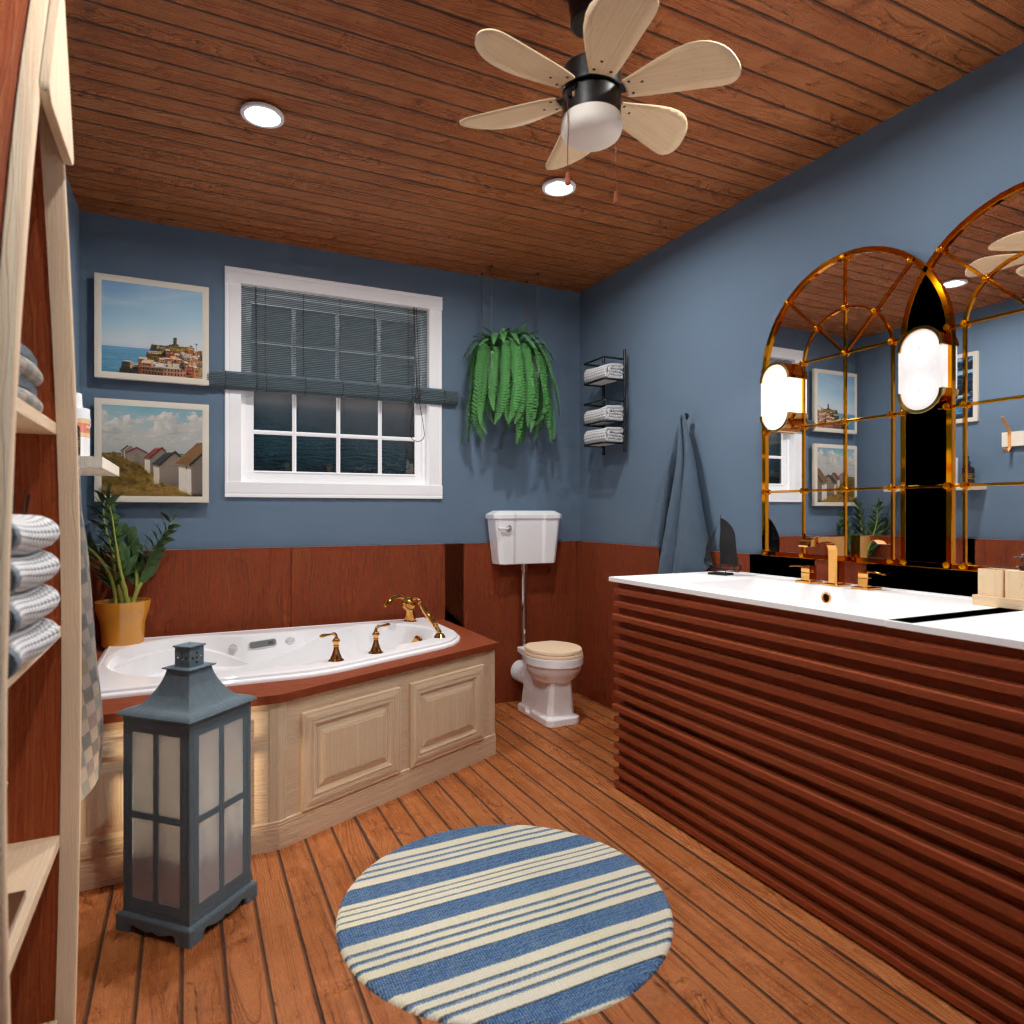 Nautical bathroom #3345960 by Editors Choice