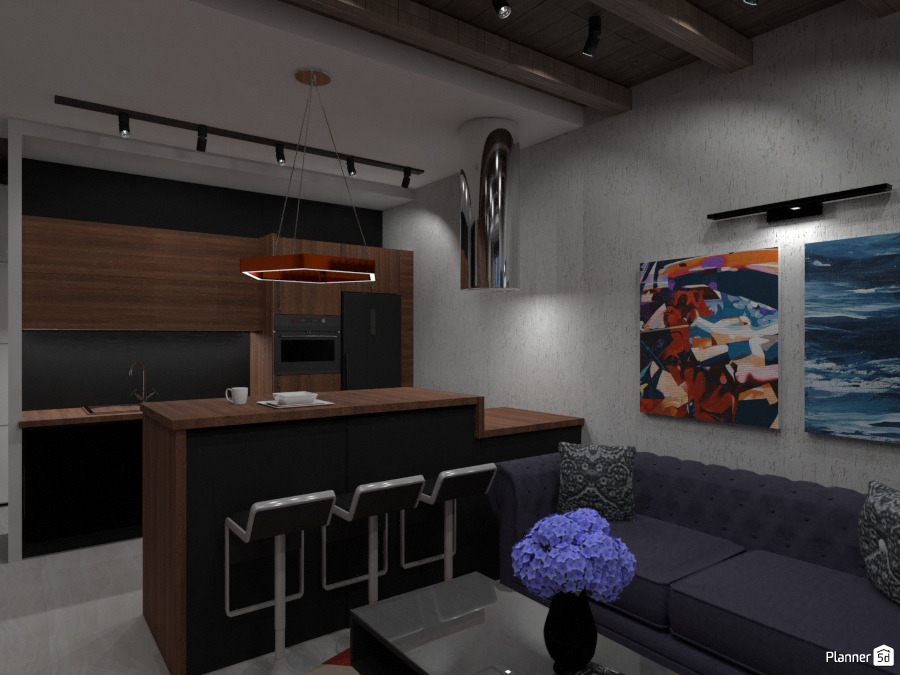 Кухня-гостиная #2752395 by Elena Strenova