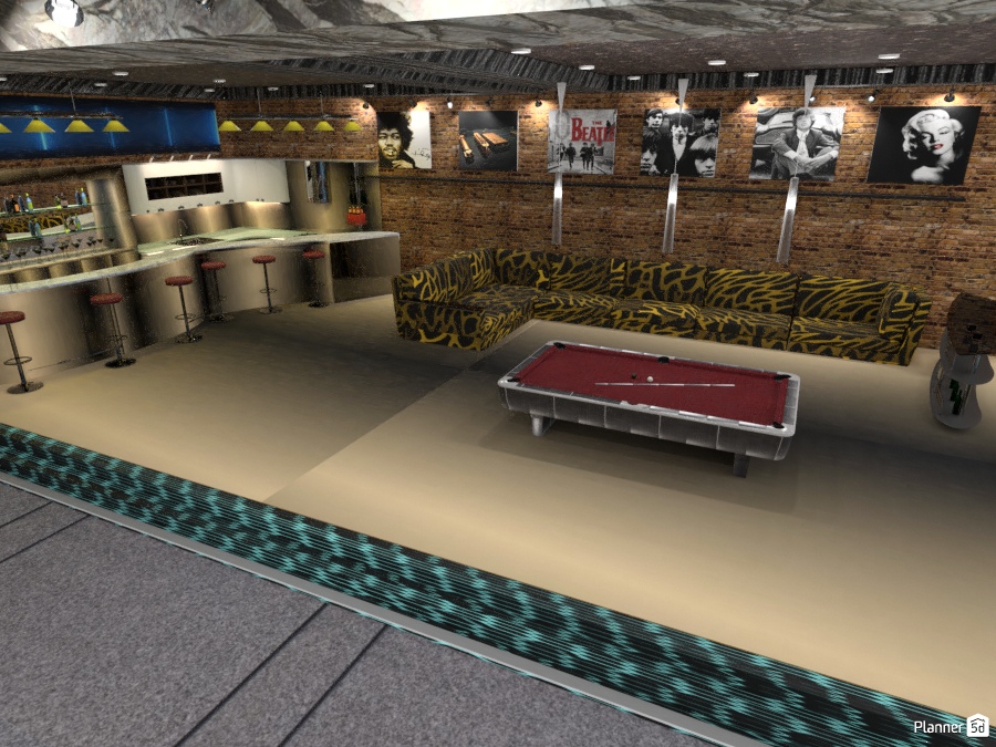 Man Cave Bar Lounge Area Basement part 2 of 3 #2061053 by Jason