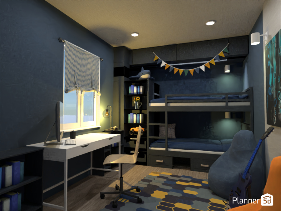 Bunk bed room : Design battle contest #11949732 by Gabes
