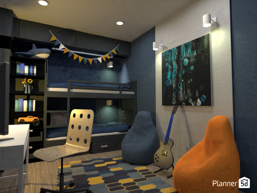 Bunk bed room : Design battle contest #11949744 by Gabes