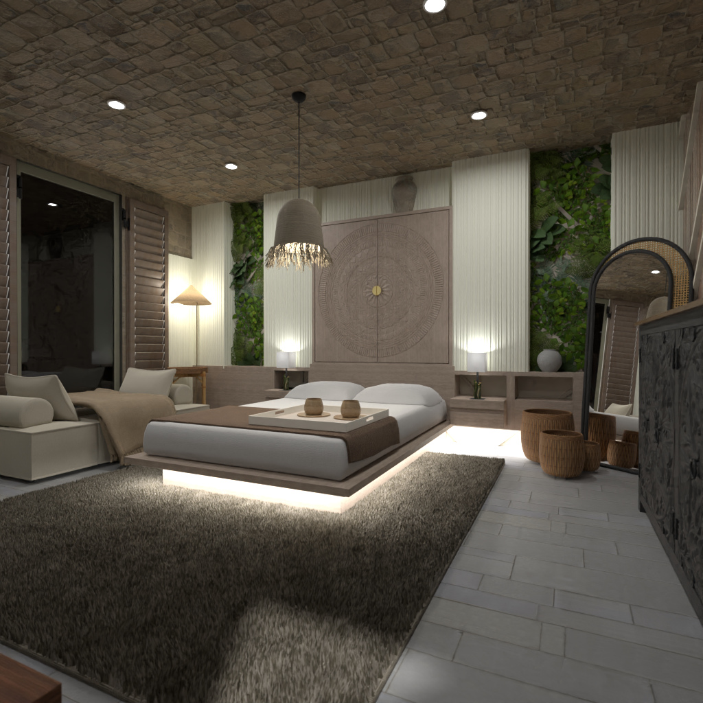 Wabi Sabi Bedroom #14548571 by Editors Choice