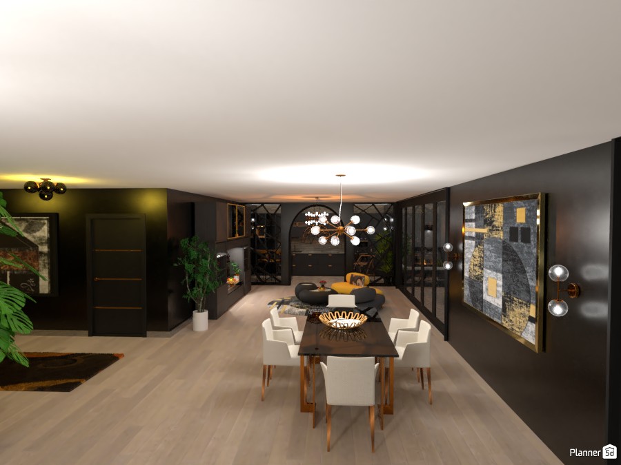 Attico in città: Vista sulla sala da pranzo #3883362 by Fede Lars