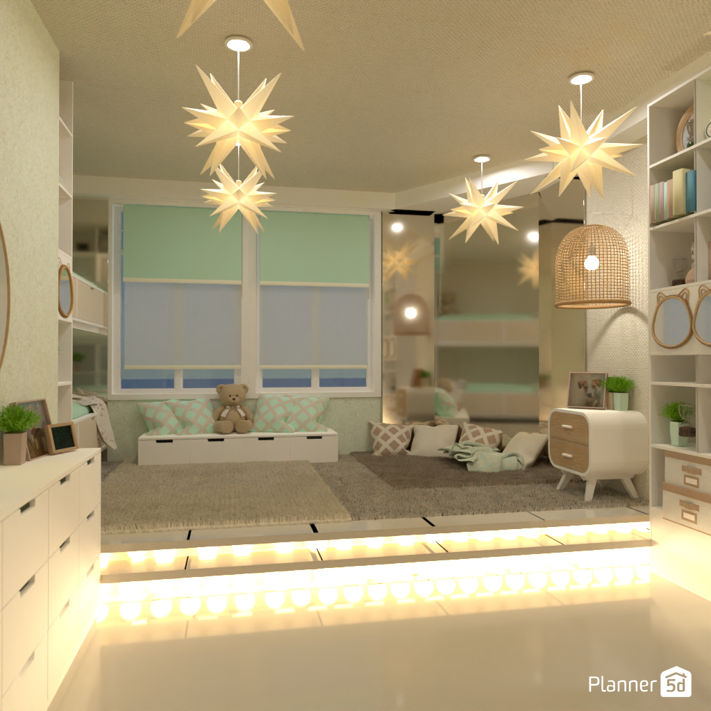Bedroom for twins #18927168 by Editors Choice