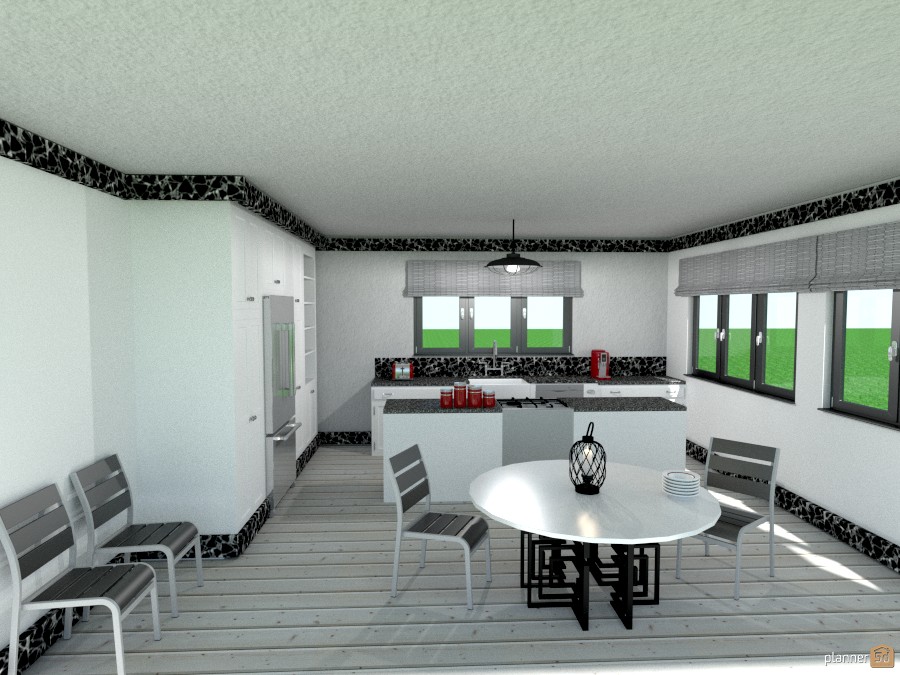 blk/wht n gray kitchen #1152148 by Joy Suiter