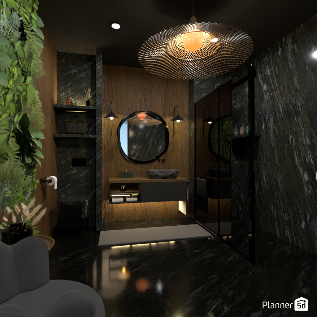 Dark Bathroom #17693719 by Editors Choice