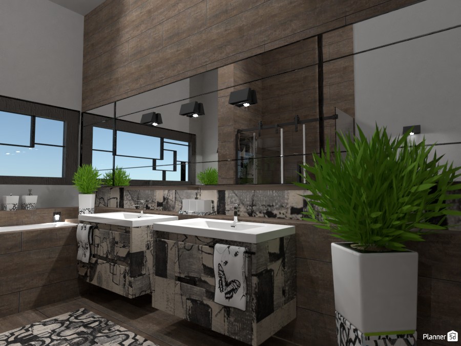 Pop Art Modern Bath #2 #3000388 by Moonface